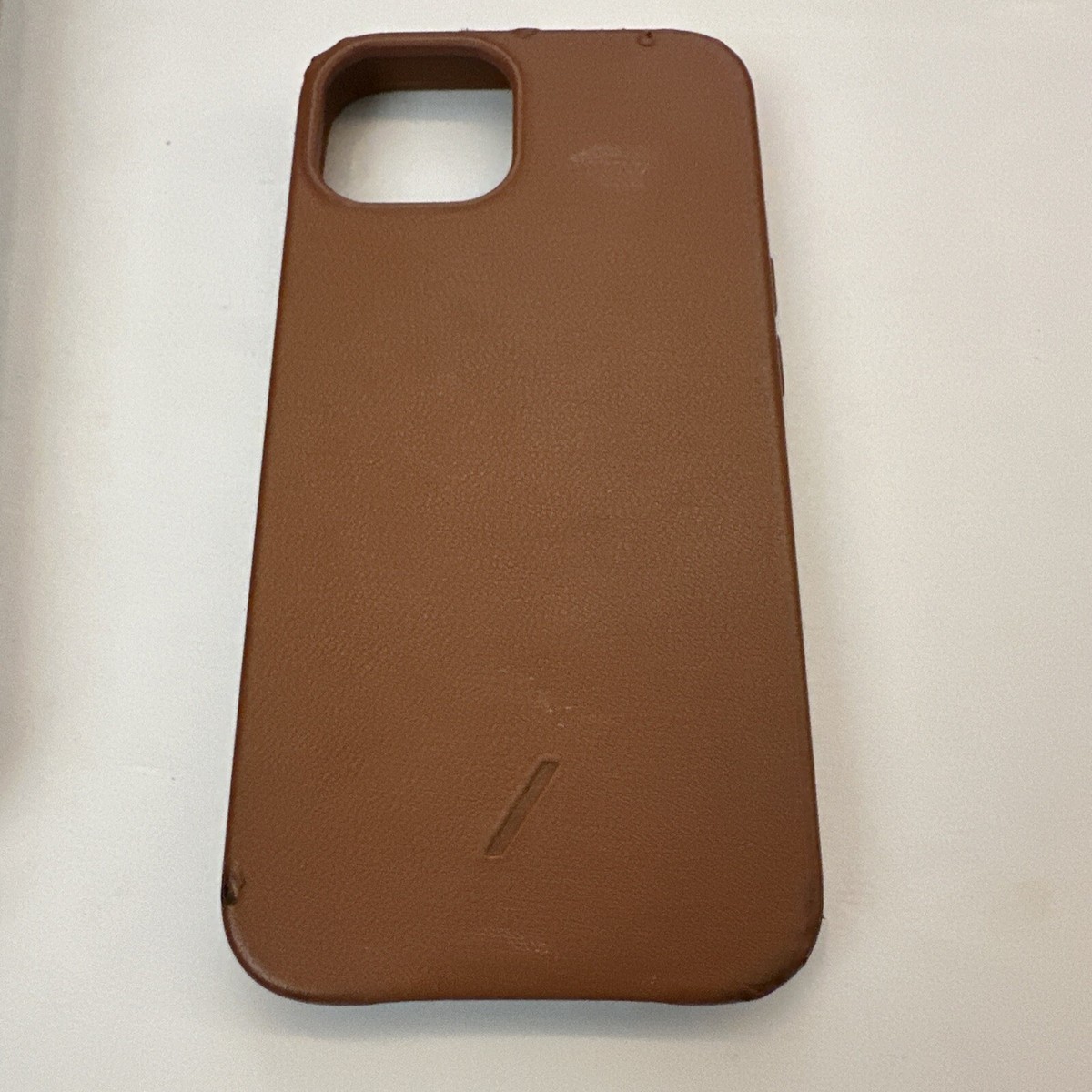 Native Union Clic Classic Leather Case iPhone 13 Case Tan Brown