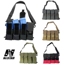 NcSTAR Tactical MOLLE 5.56/.223 Rifle 8 Magazine Carrier Pouch w/ Carry Strap