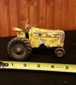 old metal toy tractors