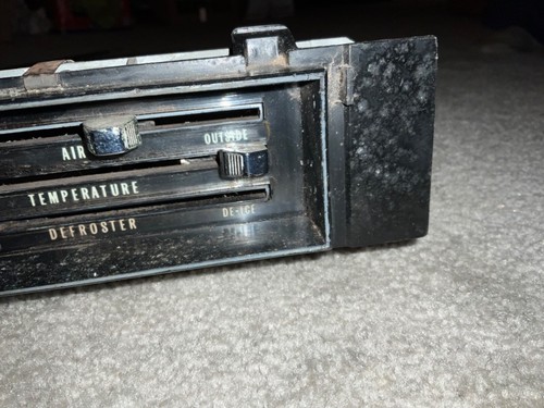 OEM GM 1966 1967 NOVA CHEVY 2 II HEATER AC HVAC CONTROL SWITCH ASSEMBLY W/CABLES - Picture 6 of 10