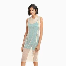 Puma Evide Mesh Dress Women's Sporty Casual Sleeveless Trendy Urban Style Dress