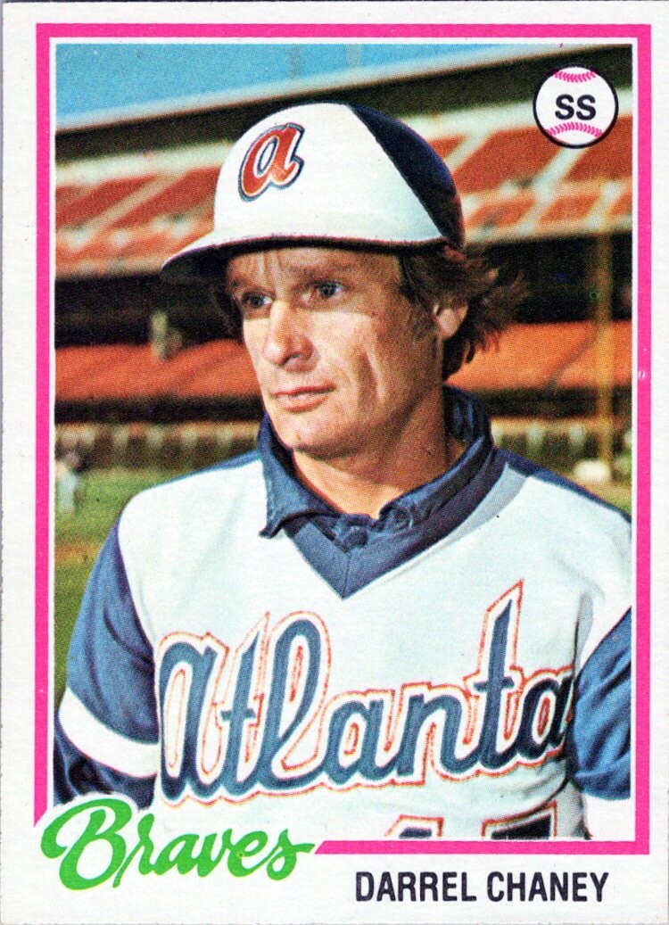 1978 Topps #443 Darrel Chaney Atlanta Braves EX-MT