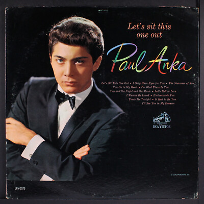 PAUL ANKA: let's sit this one out RCA 12'' LP 33 RPM