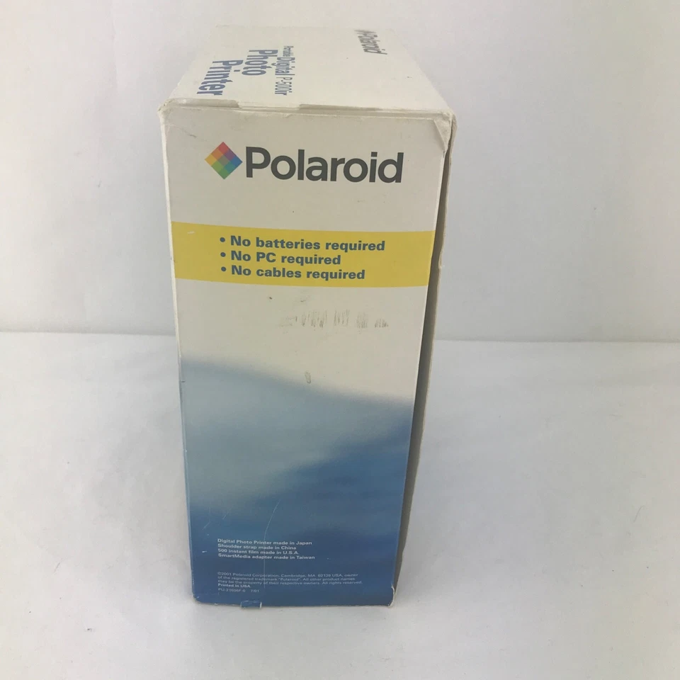 Portable Digital Photo Printer by Polaroid P-500ir NIB Box is Open - Image 3 of 4
