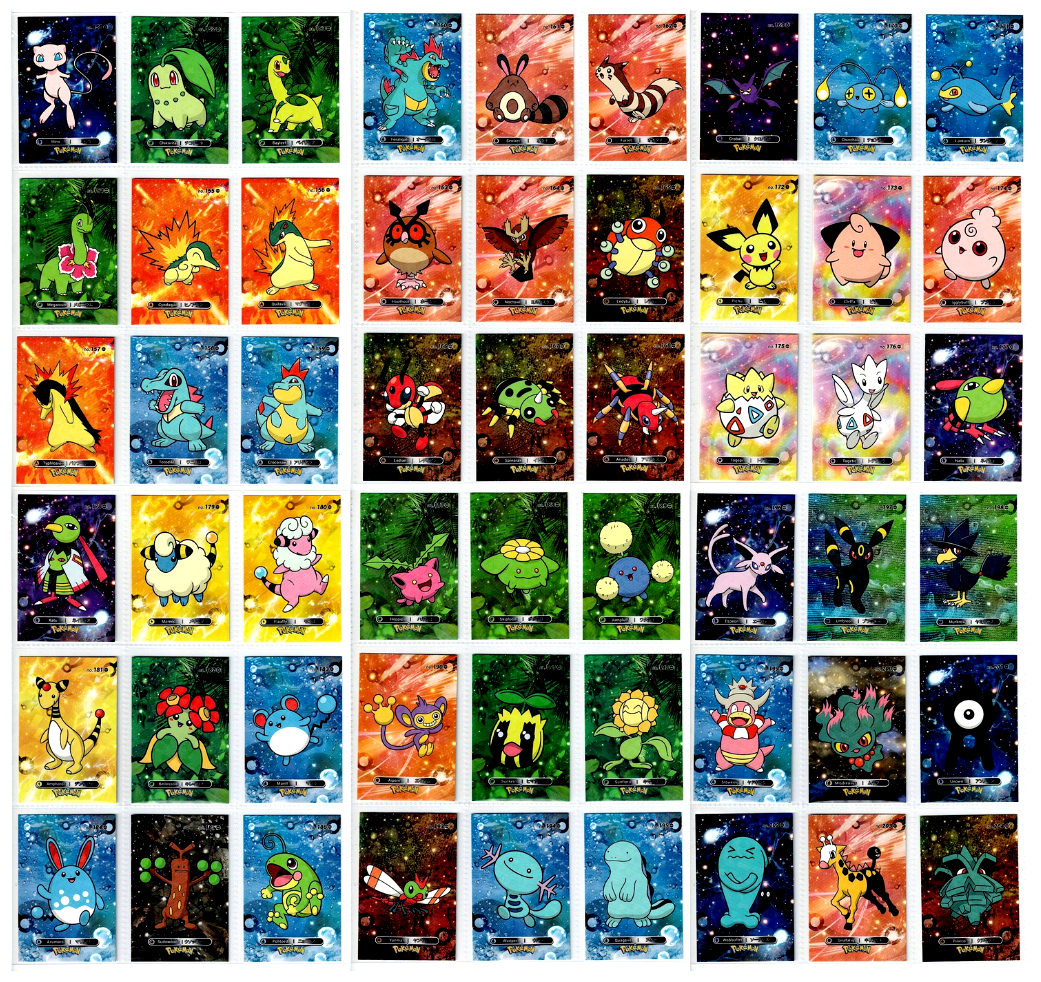 2024 POKEMON DATABASE 2 Johto League Full Set 150/150 Cards Peru Lugia  Charizard