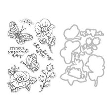 Hero Arts "SPECIAL DAY BUTTERFLY" Clear Stamps Only OR Stamp Dies Bundle 2025