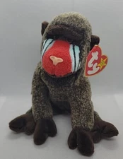 TY Beanie Baby Cheeks the Baboon 🐵 Retired 1999