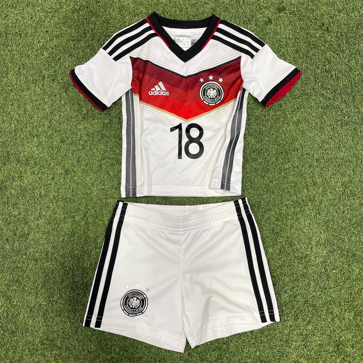 adidas Germany Home Mini Kit 2014 Legend Kroos #18- White | eBay