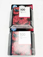 LOT OF 2 Geniune NEW HP 100 (C9368AN) Photo Gray Ink Cartridge Exp: 2014