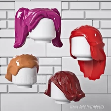 LEGO Minifig Women's Hair "NEW" - All Styles & Colors Available Including RARE!