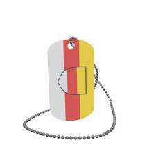 Dog Tag Flag Bunting M nster Dog Tag Aluminium 30 x 50mm