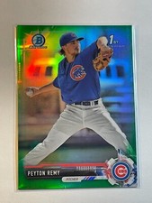 Peyton Remy 2017 Bowman Draft Chrome Green Refractor /99 BDC-113 Cubs Rookie