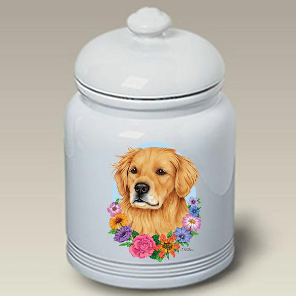 Golden Retriever Treat Jar eBay