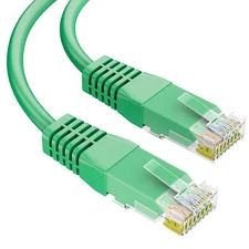 Syston Cat 5E Ethernet Network Cable Patch 350 MHz 24 AWG Copper Wire-CMP Green
