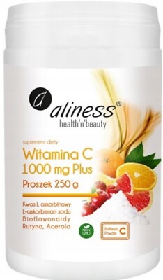 (1kg/75,96 ) Aliness Vitamin C 1000 mg Buffered Plus powder 250g D/S