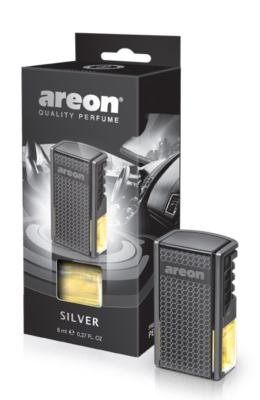 Areon car Vent-clip Perfume Silver. Classic fragance. Car Air Freshener