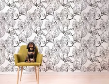 Papel pintado 3D Magnolia floral hoja rama papel tapiz pelar y pegar papel tapiz 27