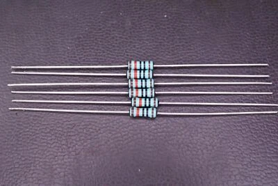 Lot of 50 x 5043ED10K00F Philips Metal Film Resistor 10K Ohm 400mW 1% Axial - Image 1 of 3