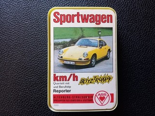 Quartett ASS 3201 Sportwagen km/h 1972