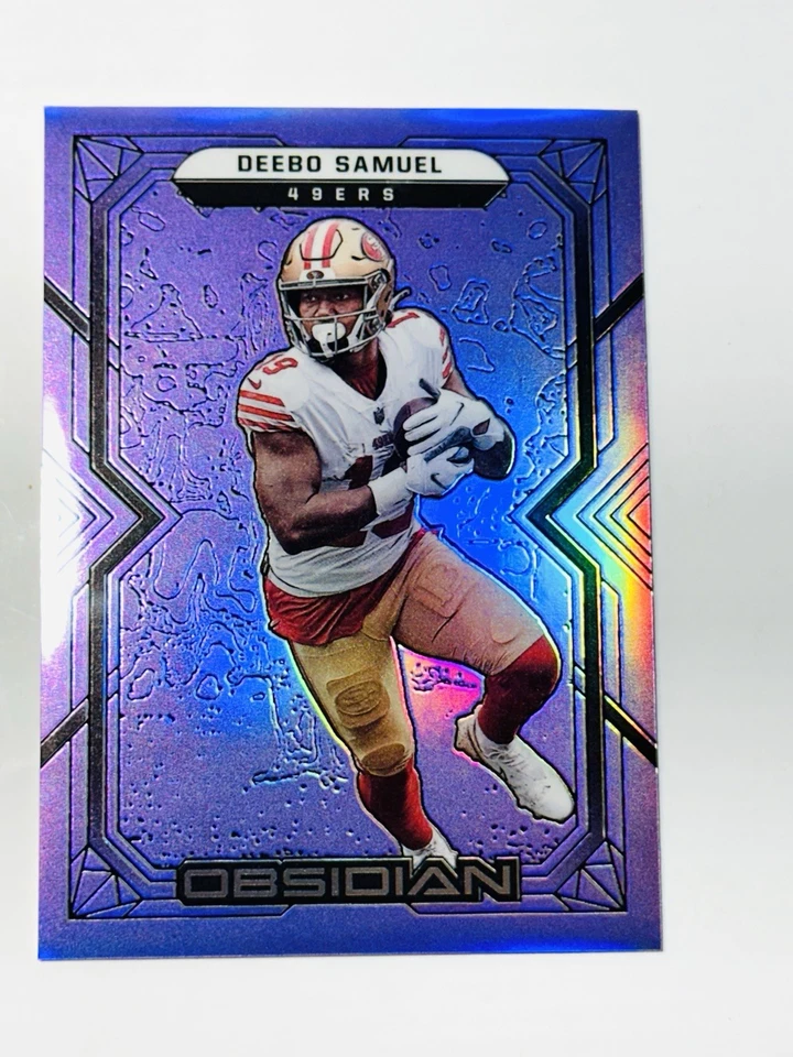 2022 Panini Obsidian - Deebo Samuel #81 Electric Etch Purple Flood SSP  /16🔥 - Image 3 of 4