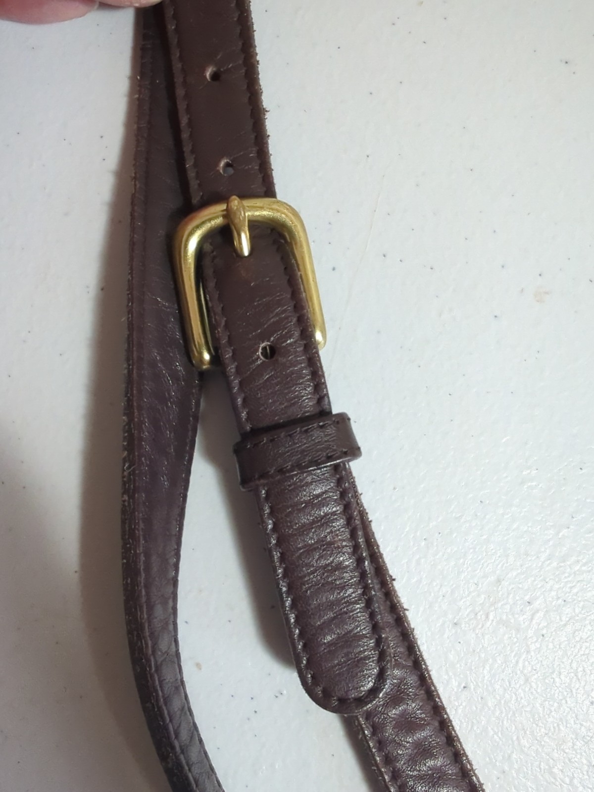 Vtg. Coach Metropolis  Rectangular Leather Crossb… - image 10