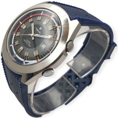 Lip Super Nautic Ski 42mm 1972 B Cal Elektromechanisch R184 LEBROCANTHEURE UHR