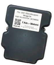 Refurbished ABS Brake Pump Module 2021 - 2024 Mitsubishi Mirage G4 | 4670B494