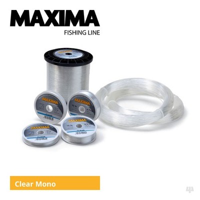 Maxima Clear Mainline - Karpfen Hecht Dorsch Friedfisch Meeresangeln Monofile Schnur