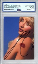 SIGNED Sabrina Carpenter Short N Sweet Album Cover Photo PSA DNA COA AUTOGRAPH