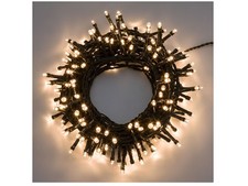 Catena 320 Luci LED Bianco Caldo da esterno o interno Natale Presepe Albero