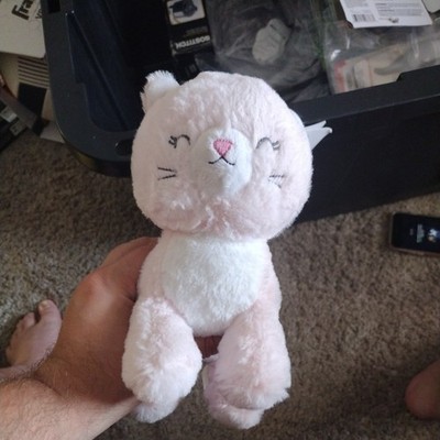 Carters Child of Mine Pink White Kitty Cat Musical Plush Standing Motion 2021