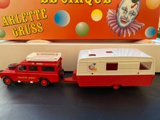 VEREM SOLIDO 832 CIRQUE ARLETTE GRUSS LAND ROVER + CARAVAN STARKEMAN + BOX