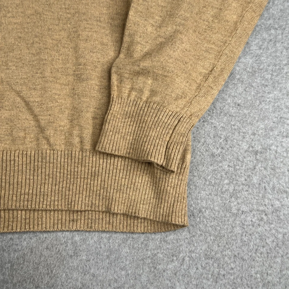 Suéter Alan River Mediano Marrón Cuello en V Informal Manga Larga Pullover Para Hombres Foto 2 de 4