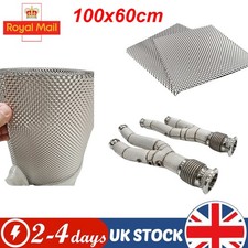 Heat Shield Welding Sheet Stainless Mat 100*60cm For Car Turbo Downpipe Manifold