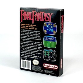 Final Fantasy NES Nintendo CIB Box Manual Map Complete Tested North America RPG