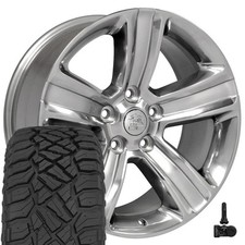 Oe Wheels Dg65 20x9 Silver Wheels 27555r20 Rt Tires Tpms Set 5x139.7 19et