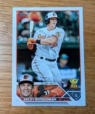 2023 Topps Series 1 Adley Rutschman Rookie Card #250 - Orioles/Red Sox. rookie card picture