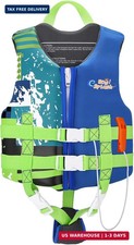 HeySplash Toddler Swim Vest, Kids Swimming Jacket Fit 20-30/30-50/50-90lbs, Chil