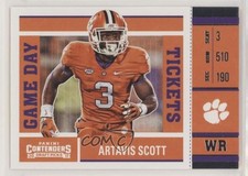 2017 Panini Contenders Draft Picks Game Day Tickets Artavis Scott #26 7l6