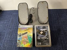 CH Products Pedals PPU995 USB Flight Rudder Simulator Foot Controller w/ 2 Games