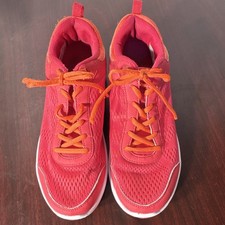 Vionic 335SAFFRON/ASR-1421 Red Orange Mesh Lightweight Women's Athletic Sneaker