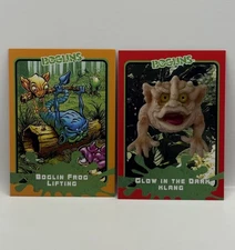 Boglins Trading Cards Lot Of 10 Opened Blind Bag
