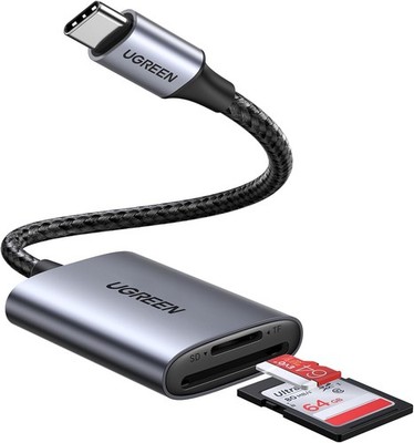 UGREEN USB C SD Card Reader for Micro SD, SDXC, Compatible with iPhone & MacBook