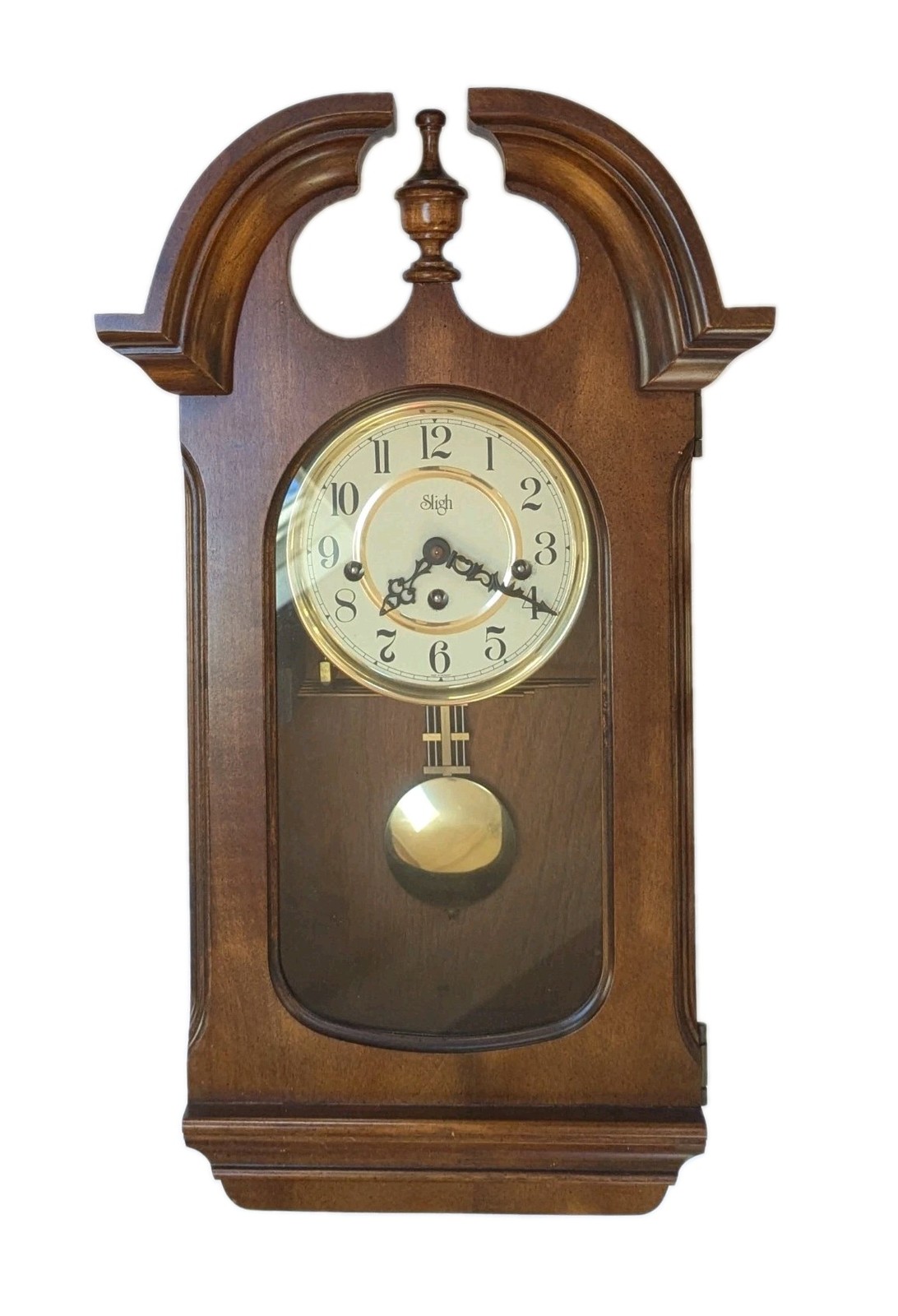 Sligh Quarter Hour Westminster Chime Wall Clock Key wind Model# 0717 1