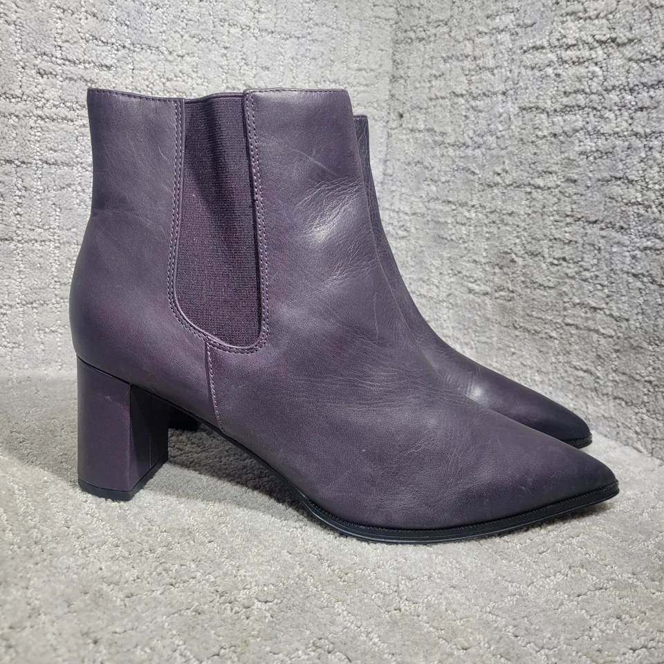 Franco Sarto L-Demmi Women's Size 11 US Purple Pointed Toe Bootie Boots - Изображение 4 из 4