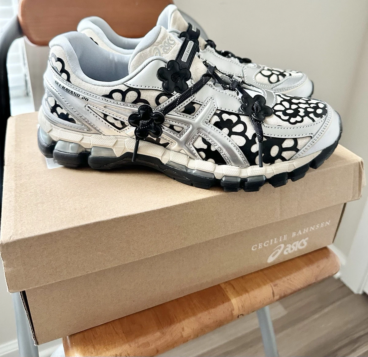 Cecilie Bahnsen x ASICS Gel Kayano 20 Vanilla Pure Silver for Sale