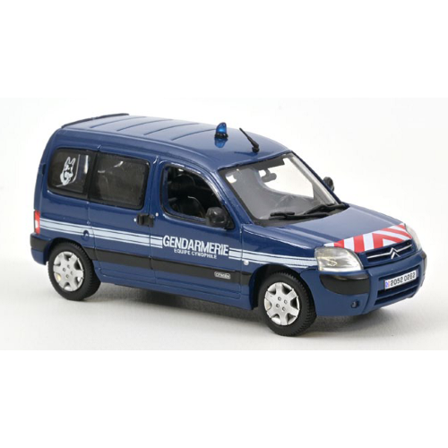 Citroen Berlingo 2005 Gendarmerie Equipe Cynophile 1:43 Norev Forze Dell'ordine-image