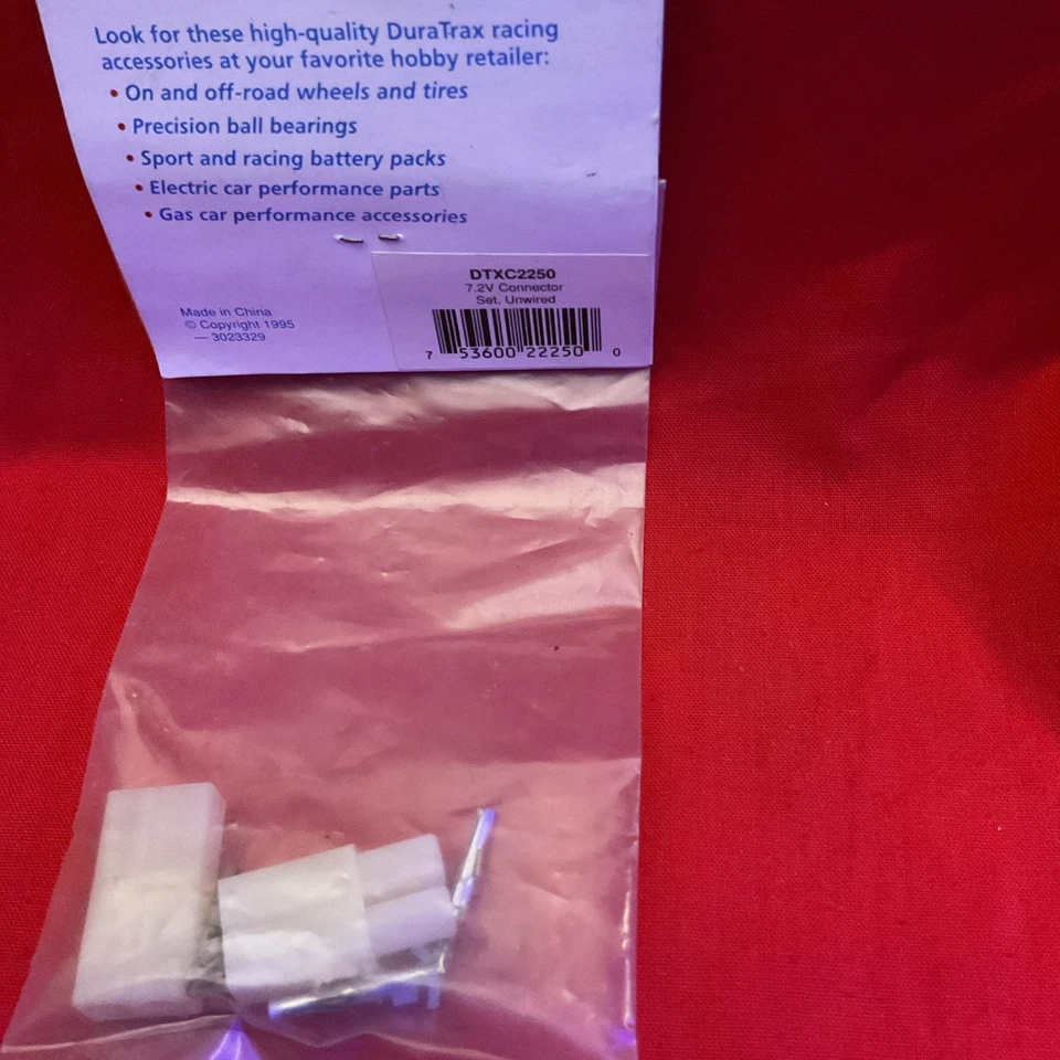 Juego de conectores Team Duratrax 7,2 V, sin cable DTXC2250 Foto 3 de 4