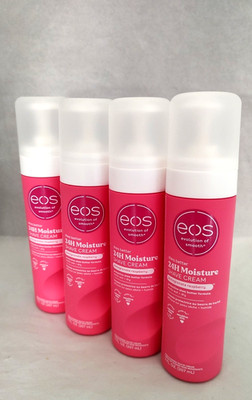 4 Pack eos Ultra Moisturizing Shave Cream Pomegranate Raspberry 7 fl oz Wet/Dry
