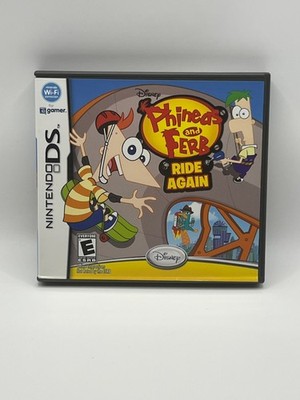 Disney Phineas and Ferb Ride Again Nintendo DS Game Cartridge Case Complete